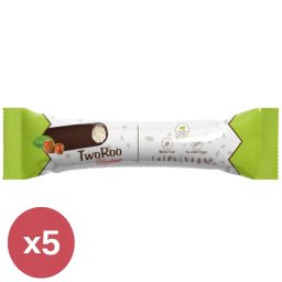 Health Market TwoRoo szelet mogyorós étcsokoládéba mártva csomag 5X30 g