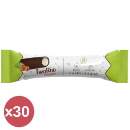 Health Market TwoRoo szelet mogyorós étcsokoládéba mártva kínáló 30X30 g