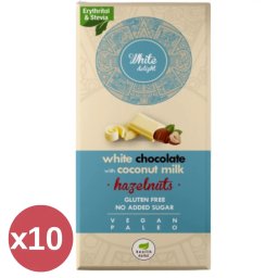 Health Market White Delight mogyorós fehér tábla kínáló 10X80 g