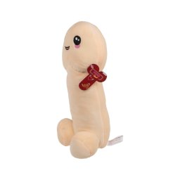 Plüss pénisz figura - vicces ajándék, 30 cm (testszínű)