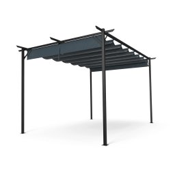 Blumfeldt Pantheon Robust Pergola, 3x4 m időjárásálló porszórt acél (GDI17-PRobust-3x4DG)