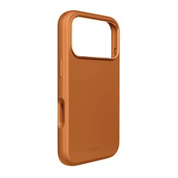 Pure Icon Mag Pro Liquid szilikon tok iPhone 17 Pro Max készülékhez, MagSafe kompatibilis, kameravédelemmel és alumínium gombokkal - narancssárga