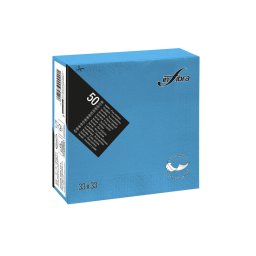 Infibra Szalvéta 33x33cm türkiz 2 réteg 50 lap/csomag