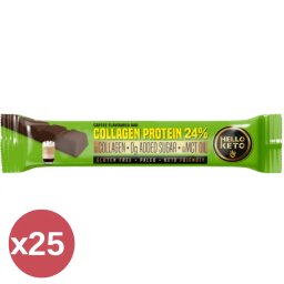 Hello Keto Kávé ízű kollagénprotein szelet kínáló 25X40 g