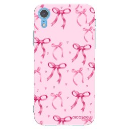 Átlátszó szilikon tok az alábbi mobiltelefonokra Apple iPhone XR - Bow Aesthetic