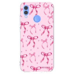 Átlátszó szilikon tok az alábbi mobiltelefonokra Huawei P Smart 2019 - Bow Aesthetic