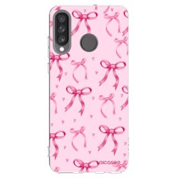 Átlátszó szilikon tok az alábbi mobiltelefonokra Huawei P30 Lite - Bow Aesthetic