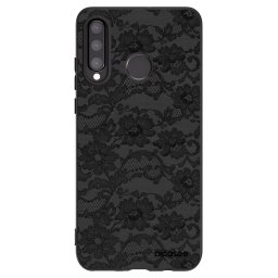 Fekete szilikon tok az alábbi mobiltelefonokra Huawei P30 Lite - Dark Elegance