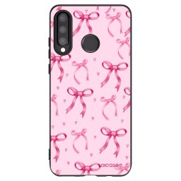 Fekete szilikon tok az alábbi mobiltelefonokra Huawei P30 Lite - Bow Aesthetic