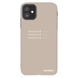 Átlátszó szilikon tok az alábbi mobiltelefonokra Apple iPhone 11 - Positive Vibes
