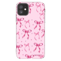 Átlátszó szilikon tok az alábbi mobiltelefonokra Apple iPhone 11 - Bow Aesthetic