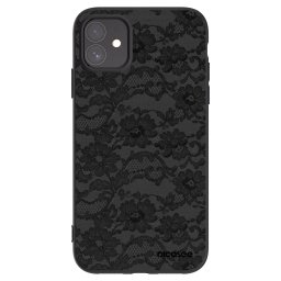 Fekete szilikon tok az alábbi mobiltelefonokra Apple iPhone 11 - Dark Elegance