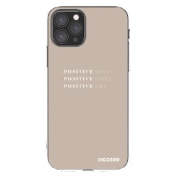 Átlátszó szilikon tok az alábbi mobiltelefonokra Apple iPhone 11 Pro - Positive Vibes