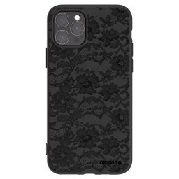 Fekete szilikon tok az alábbi mobiltelefonokra Apple iPhone 11 Pro - Dark Elegance