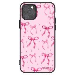 Fekete szilikon tok az alábbi mobiltelefonokra Apple iPhone 11 Pro - Bow Aesthetic