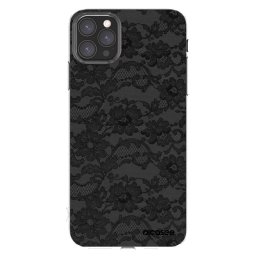 Átlátszó szilikon tok az alábbi mobiltelefonokra Apple iPhone 11 Pro Max - Dark Elegance