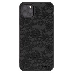 Fekete szilikon tok az alábbi mobiltelefonokra Apple iPhone 11 Pro Max - Dark Elegance
