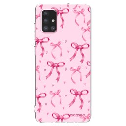 Átlátszó szilikon tok az alábbi mobiltelefonokra Samsung Galaxy A71 A715F - Bow Aesthetic