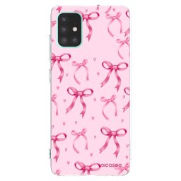 Átlátszó szilikon tok az alábbi mobiltelefonokra Samsung Galaxy A51 A515F - Bow Aesthetic