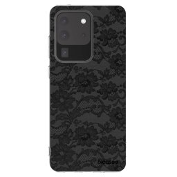 Átlátszó szilikon tok az alábbi mobiltelefonokra Samsung Galaxy S20 Ultra 5G G988F - Dark Elegance
