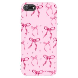 Átlátszó szilikon tok az alábbi mobiltelefonokra Apple iPhone SE 2020 - Bow Aesthetic
