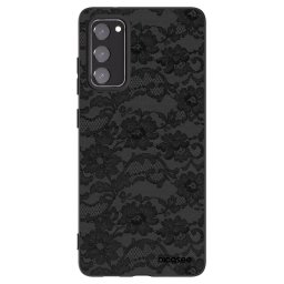 Fekete szilikon tok az alábbi mobiltelefonokra Samsung Galaxy S20 FE - Dark Elegance