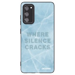 Fekete szilikon tok az alábbi mobiltelefonokra Samsung Galaxy S20 FE - SILENCE