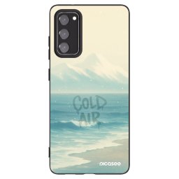 Fekete szilikon tok az alábbi mobiltelefonokra Samsung Galaxy S20 FE - COLD AIR