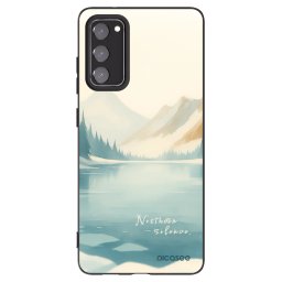 Fekete szilikon tok az alábbi mobiltelefonokra Samsung Galaxy S20 FE - NOTHERN SILENCE
