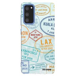 Átlátszó szilikon tok az alábbi mobiltelefonokra Samsung Galaxy S20 FE - PASSPORT EDITION