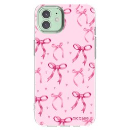 Átlátszó szilikon tok az alábbi mobiltelefonokra Apple iPhone 12 Pro - Bow Aesthetic