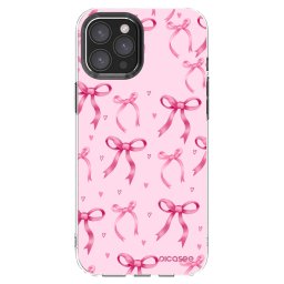 Átlátszó szilikon tok az alábbi mobiltelefonokra Apple iPhone 12 Pro Max - Bow Aesthetic
