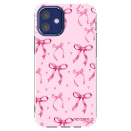 Átlátszó szilikon tok az alábbi mobiltelefonokra Apple iPhone 12 mini - Bow Aesthetic