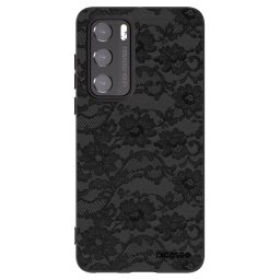 Fekete szilikon tok az alábbi mobiltelefonokra Huawei P40 - Dark Elegance