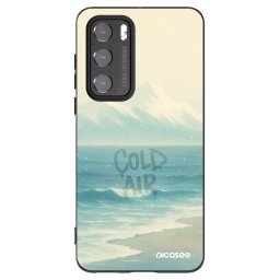 Fekete szilikon tok az alábbi mobiltelefonokra Huawei P40 - COLD AIR