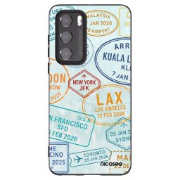 Fekete szilikon tok az alábbi mobiltelefonokra Huawei P40 - PASSPORT EDITION
