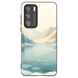 Fekete szilikon tok az alábbi mobiltelefonokra Huawei P40 - NOTHERN SILENCE
