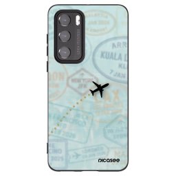 Fekete szilikon tok az alábbi mobiltelefonokra Huawei P40 - FLIGHT PATH