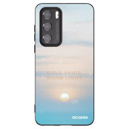 Fekete szilikon tok az alábbi mobiltelefonokra Huawei P40 - COLD SKIES