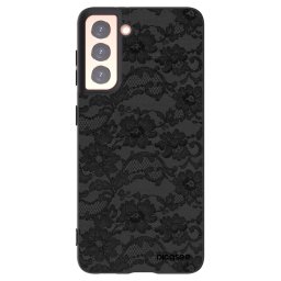 Fekete szilikon tok az alábbi mobiltelefonokra Samsung Galaxy S21 5G G991B - Dark Elegance