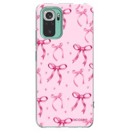 Átlátszó szilikon tok az alábbi mobiltelefonokra Xiaomi Redmi Note 10 Pro - Bow Aesthetic