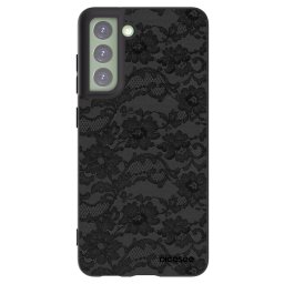 Fekete szilikon tok az alábbi mobiltelefonokra Samsung Galaxy S21 FE 5G - Dark Elegance
