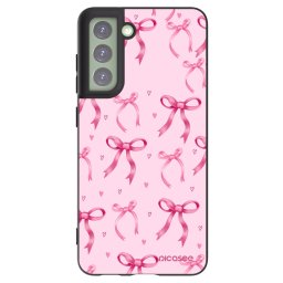 Fekete szilikon tok az alábbi mobiltelefonokra Samsung Galaxy S21 FE 5G - Bow Aesthetic