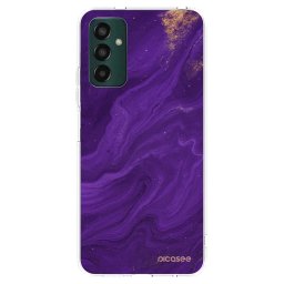 Átlátszó szilikon tok az alábbi mobiltelefonokra Samsung Galaxy M13 M135F - Purple