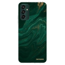 Átlátszó szilikon tok az alábbi mobiltelefonokra Samsung Galaxy M13 M135F - Green