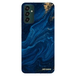 Átlátszó szilikon tok az alábbi mobiltelefonokra Samsung Galaxy M13 M135F - Blue