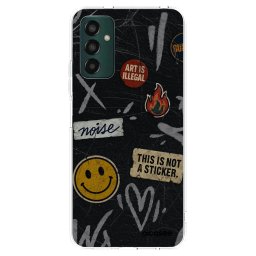 Átlátszó szilikon tok az alábbi mobiltelefonokra Samsung Galaxy M13 M135F - STICKERS x TAGS