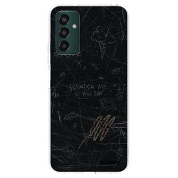 Átlátszó szilikon tok az alábbi mobiltelefonokra Samsung Galaxy M13 M135F - SCRATCH