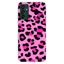 Átlátszó szilikon tok az alábbi mobiltelefonokra Samsung Galaxy M13 M135F - Pink Tiger