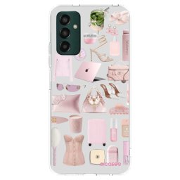 Átlátszó szilikon tok az alábbi mobiltelefonokra Samsung Galaxy M13 M135F - Glam Babe